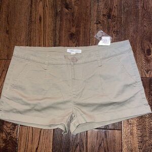 Forever 21 XXI Mini Khaki Chino Shorts